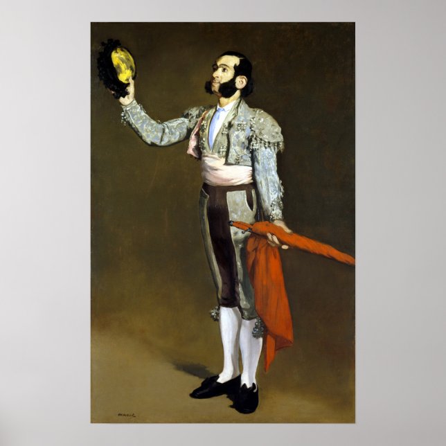 Édouard Manet A Matador Poster (Framsidan)