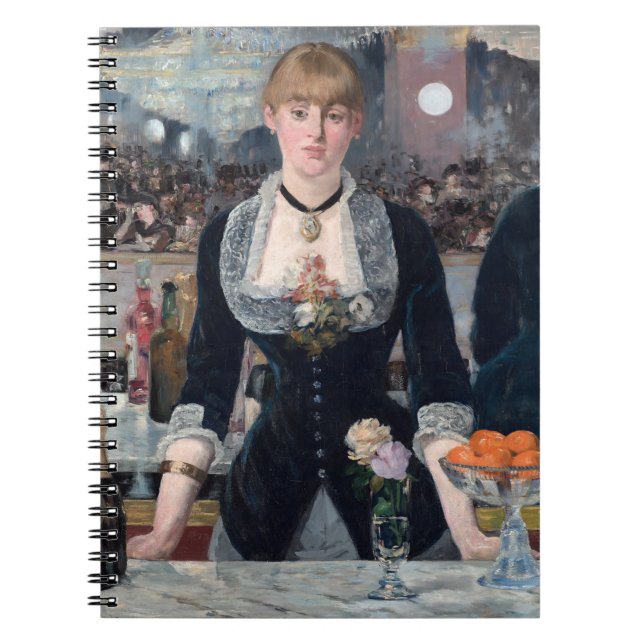 Edouard Manet - A Pub vid Folies-Bergere Anteckningsbok (Framsidan)
