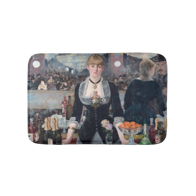Edouard Manet - A Pub vid Folies-Bergere Badrumsmatta (Framsidan)