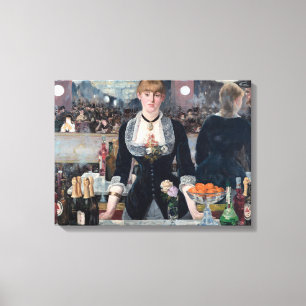 Edouard Manet - A Pub vid Folies-Bergere Canvastryck