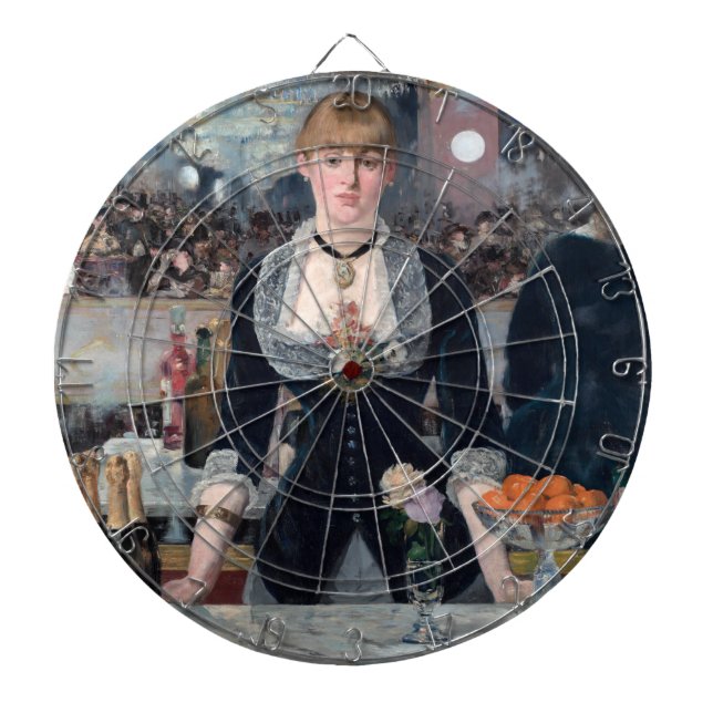 Edouard Manet - A Pub vid Folies-Bergere Darttavla (Framsidan)