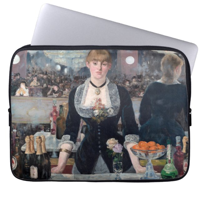 Edouard Manet - A Pub vid Folies-Bergere Laptop Fodral (Framsidan)