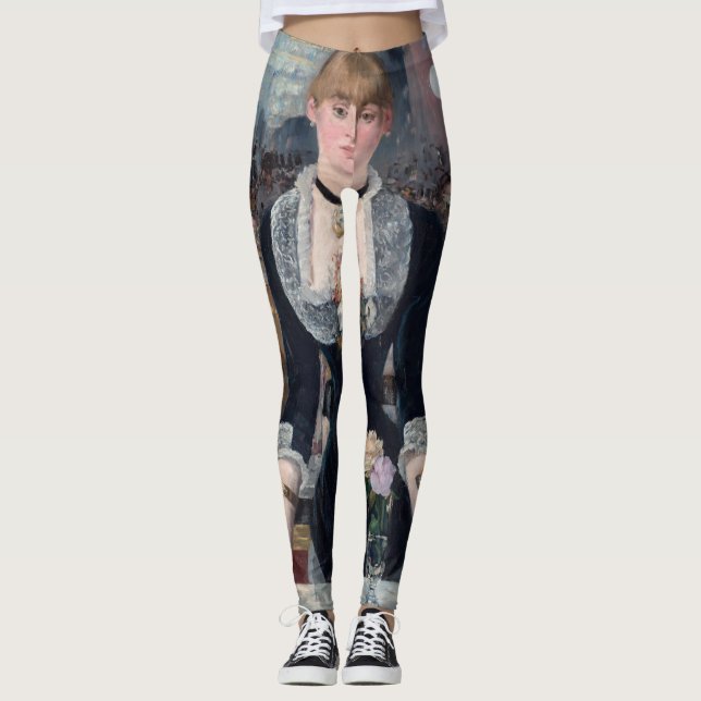 Edouard Manet - A Pub vid Folies-Bergere Leggings (Framsida)