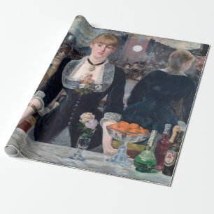 Edouard Manet - A Pub vid Folies-Bergere Presentpapper