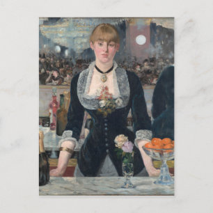Edouard Manet " A Pub vid Folies-Bergère Vykort