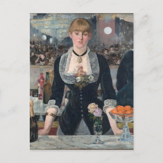 Edouard Manet " A Pub vid Folies-Bergère Vykort (Framsida)