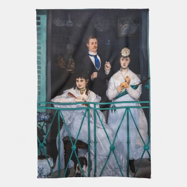 Edouard Manet - Balcony/Le Balcon Kökshandduk (Vertikal)
