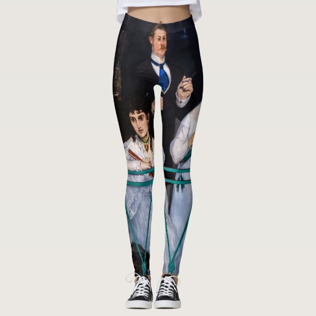 Edouard Manet - Balcony/Le Balcon Leggings (Framsida)