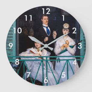 Edouard Manet - Balcony/Le Balcon Stor Klocka