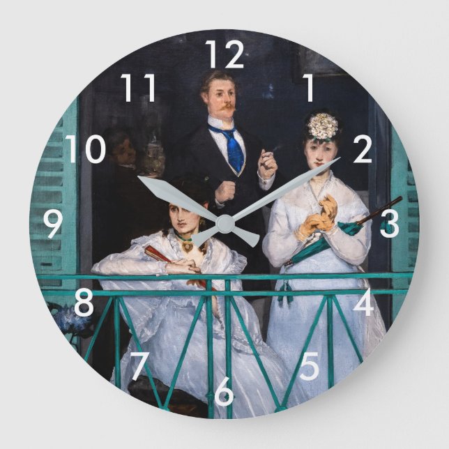 Edouard Manet - Balcony/Le Balcon Stor Klocka (Framsida)