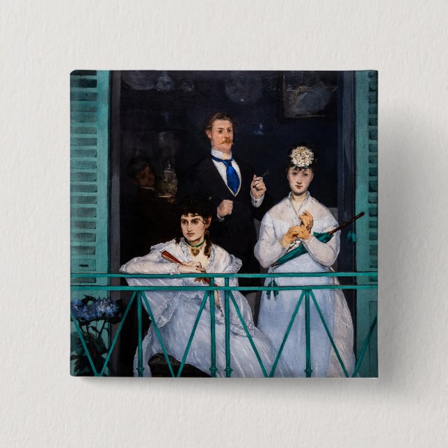 Edouard Manet - Balkongen / Le Balcon Knapp (Framsida)