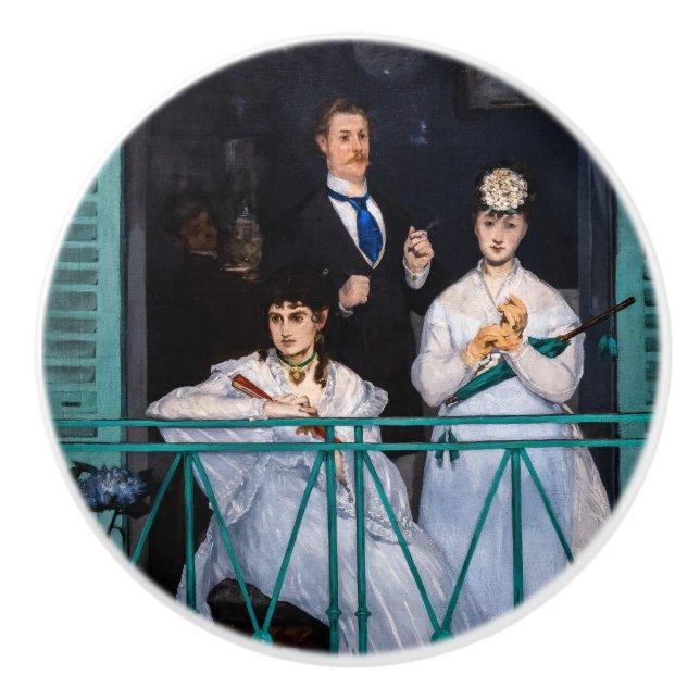 Edouard Manet - Balkongen / Le Balcon Knopp (Framsidan)