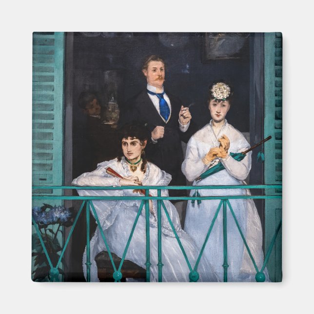 Edouard Manet - Balkongen / Le Balcon Magnet (Framsidan)
