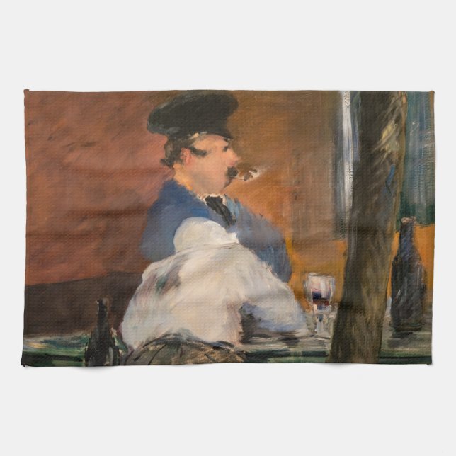Edouard Manet - Baren, Le Bouchon Kökshandduk (Horisontell)