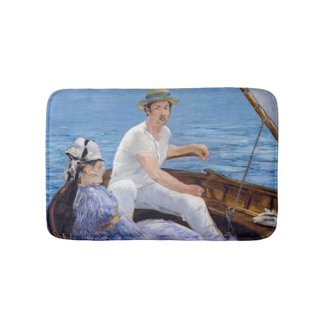 Edouard Manet - Båtfärd Badrumsmatta (Framsidan)