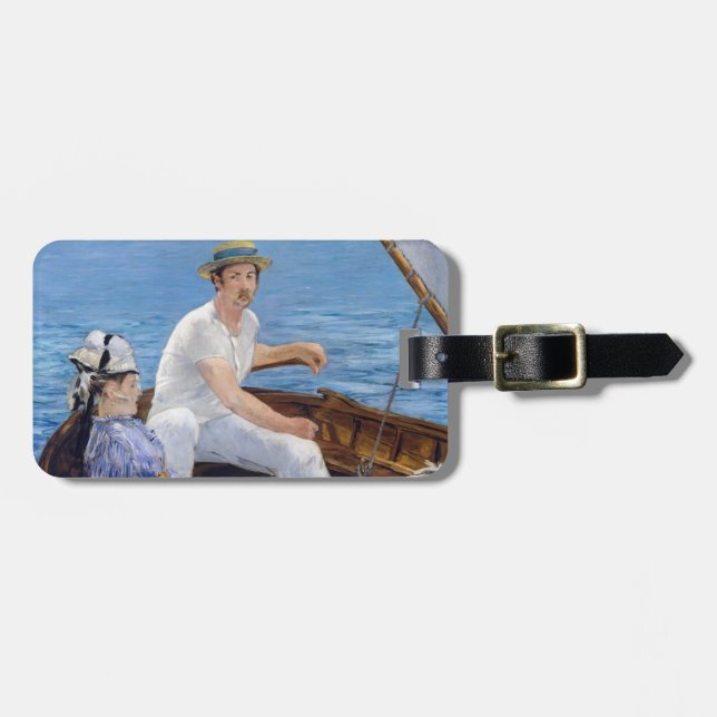 Edouard Manet - Båtfärd Bagagebricka (Horisontell Framsida)