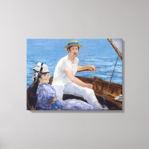 Edouard Manet - Båtfärd Canvastryck