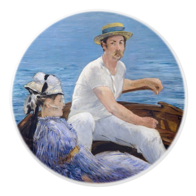 Edouard Manet - Båtfärd Knopp (Framsidan)