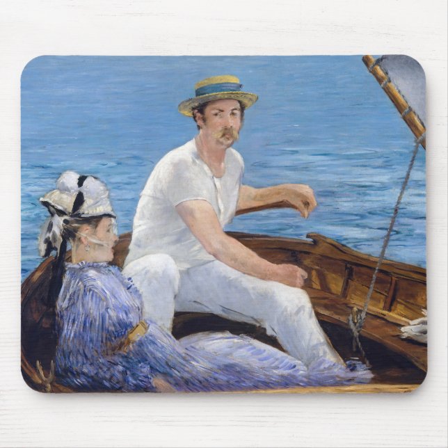 Edouard Manet - Båtliv Musmatta (Framsidan)