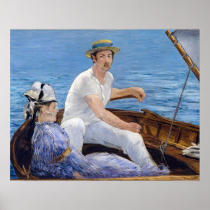 Edouard Manet - Båtliv Poster