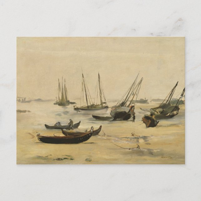 Edouard Manet | Beach, låg tid Vykort (Framsida)