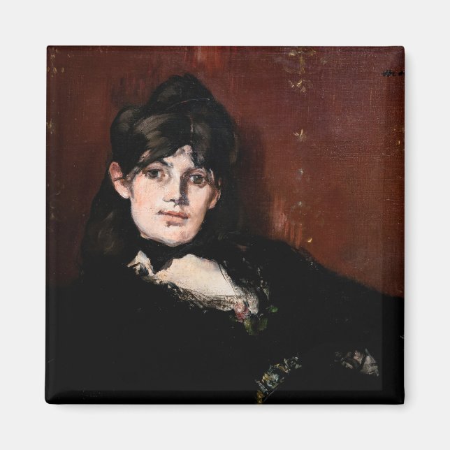 Edouard Manet - Berthe Morisot Liggande Magnet (Framsidan)