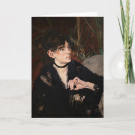 Edouard Manet - Berthe Morisot med Fläkt 1874 Kort