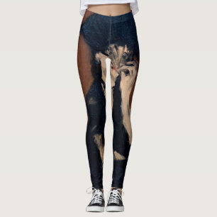 Edouard Manet - Berthe Morisot med Fläkt Leggings