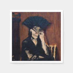 Edouard Manet - Berthe Morisot med Fläkt Pappersservett
