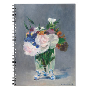Edouard Manet - Blommor i Crystal Vas Anteckningsbok