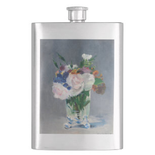 Edouard Manet - Blommor i Crystal Vas Fickplunta