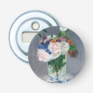 Edouard Manet - Blommor i Crystal Vas Flasköppnare