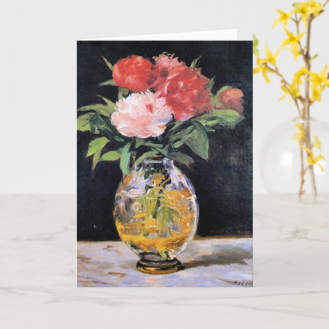 Edouard Manet - Blomsterbukett, Kort (Gul blomma)