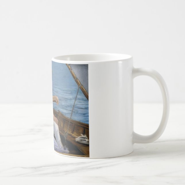 Edouard Manet - Boating Kaffemugg (Höger)