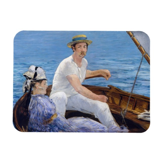Edouard Manet - Boating Magnet (Horisontell)