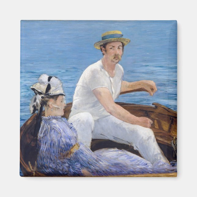 Edouard Manet - Boating Magnet (Framsidan)