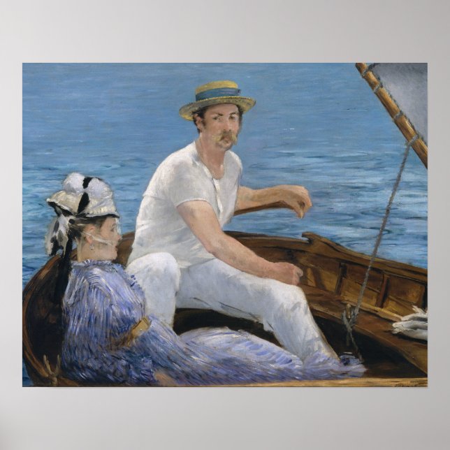 Edouard Manet - Boating Poster (Framsidan)