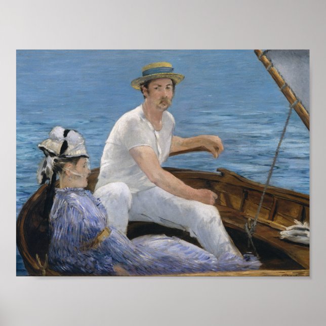 Edouard Manet - Boating Poster (Framsidan)
