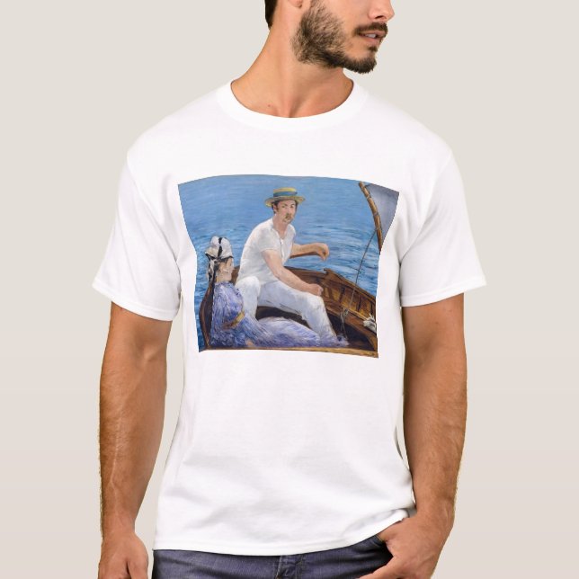 Edouard Manet - Boating T Shirt (Framsida)