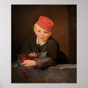 Edouard Manet - Boy med Cherries Poster