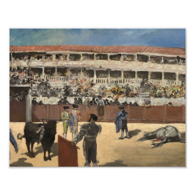 Edouard Manet - Bullmatch Fototryck (Framsidan)