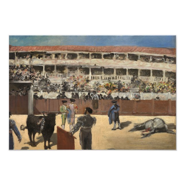 Edouard Manet - Bullmatch Fototryck (Framsidan)