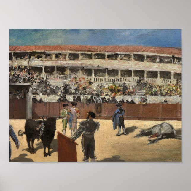 Edouard Manet - Bullmatch Poster (Framsidan)