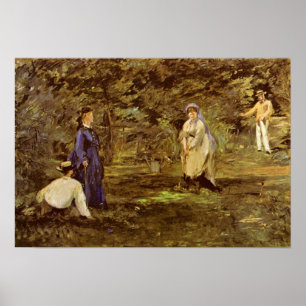 edouard Manet - croquetlek Poster