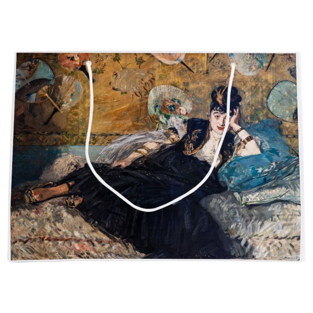 Edouard Manet - Dam med Fläkt (Framsidan)