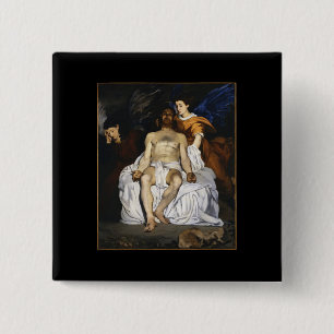 Edouard Manet - Döda Kristus med Änglar - 1864 Knapp