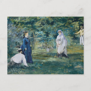 Edouard Manet - en lek av Croquet Vykort