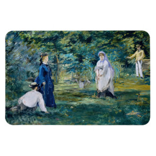 Edouard Manet - ett Croquet-spel Magnet