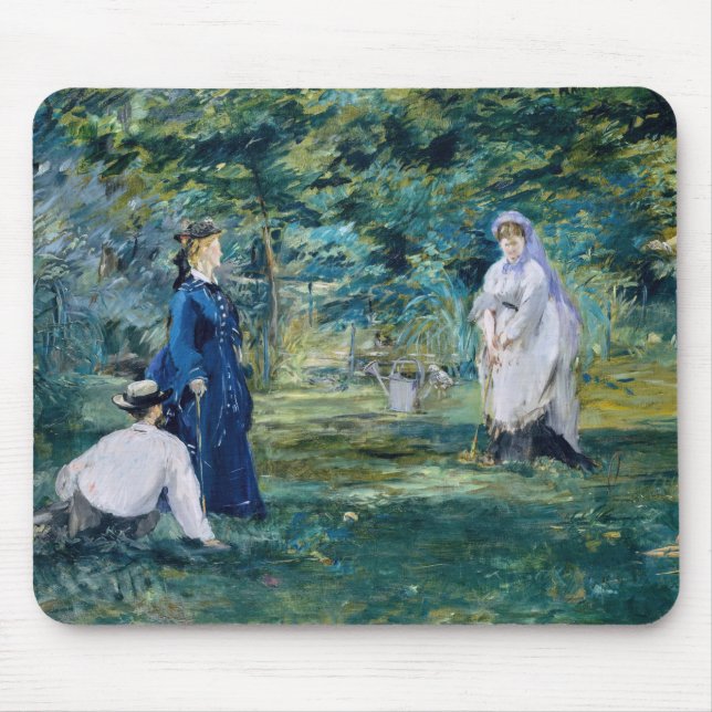 Edouard Manet - ett Croquet-spel Musmatta (Framsidan)