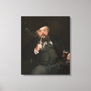 Edouard Manet - Ett gott glas öl / Le bon bock Canvastryck